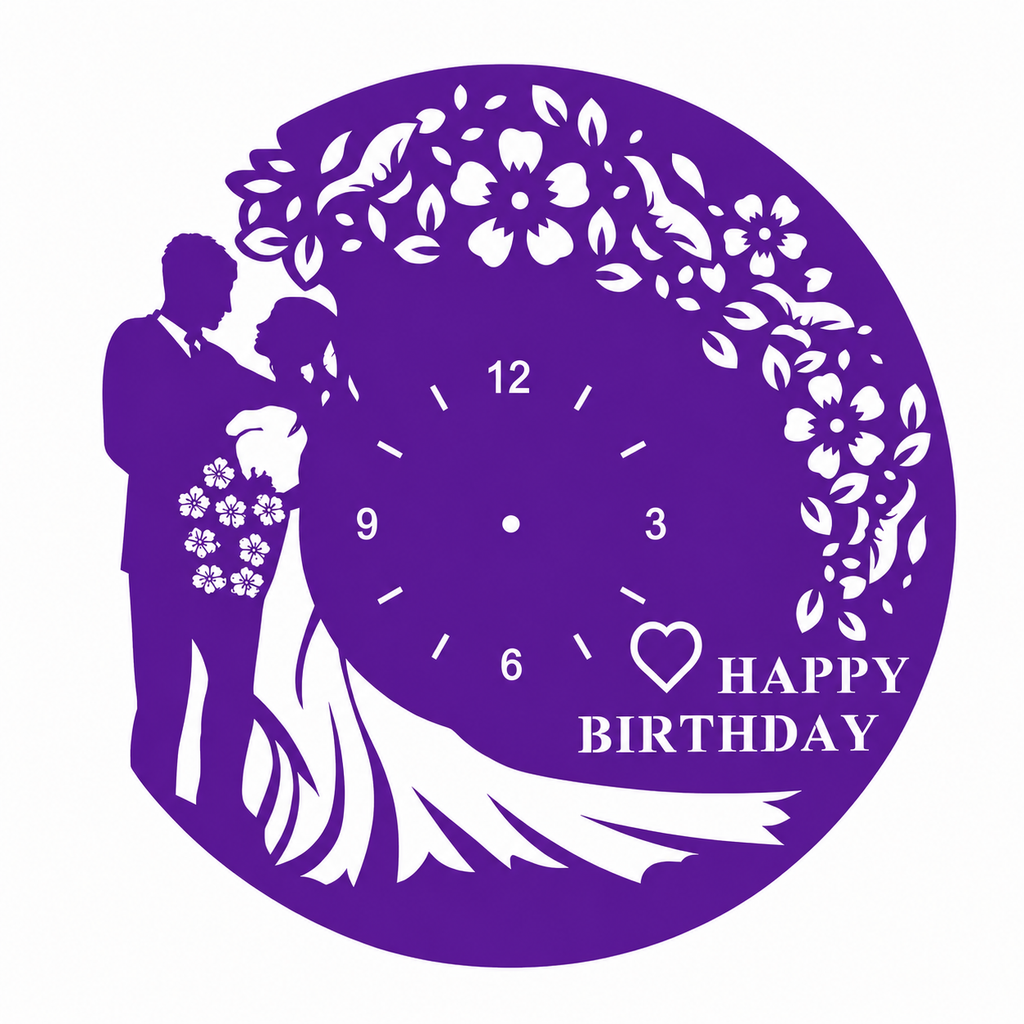 Decorative Birthday Clock | Happy Birthday | Perfect Gift