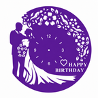 Decorative Birthday Clock | Happy Birthday | Perfect Gift