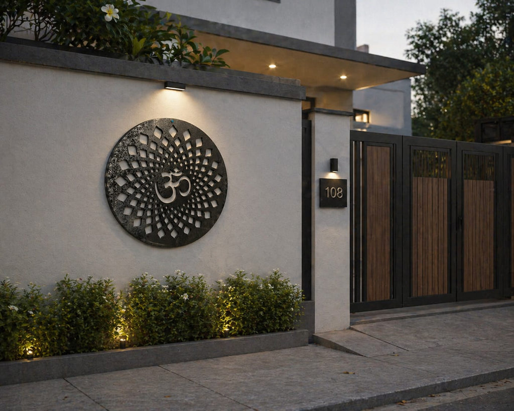 Om Metal Wall Art | Spiritual Mandala Wall Décor