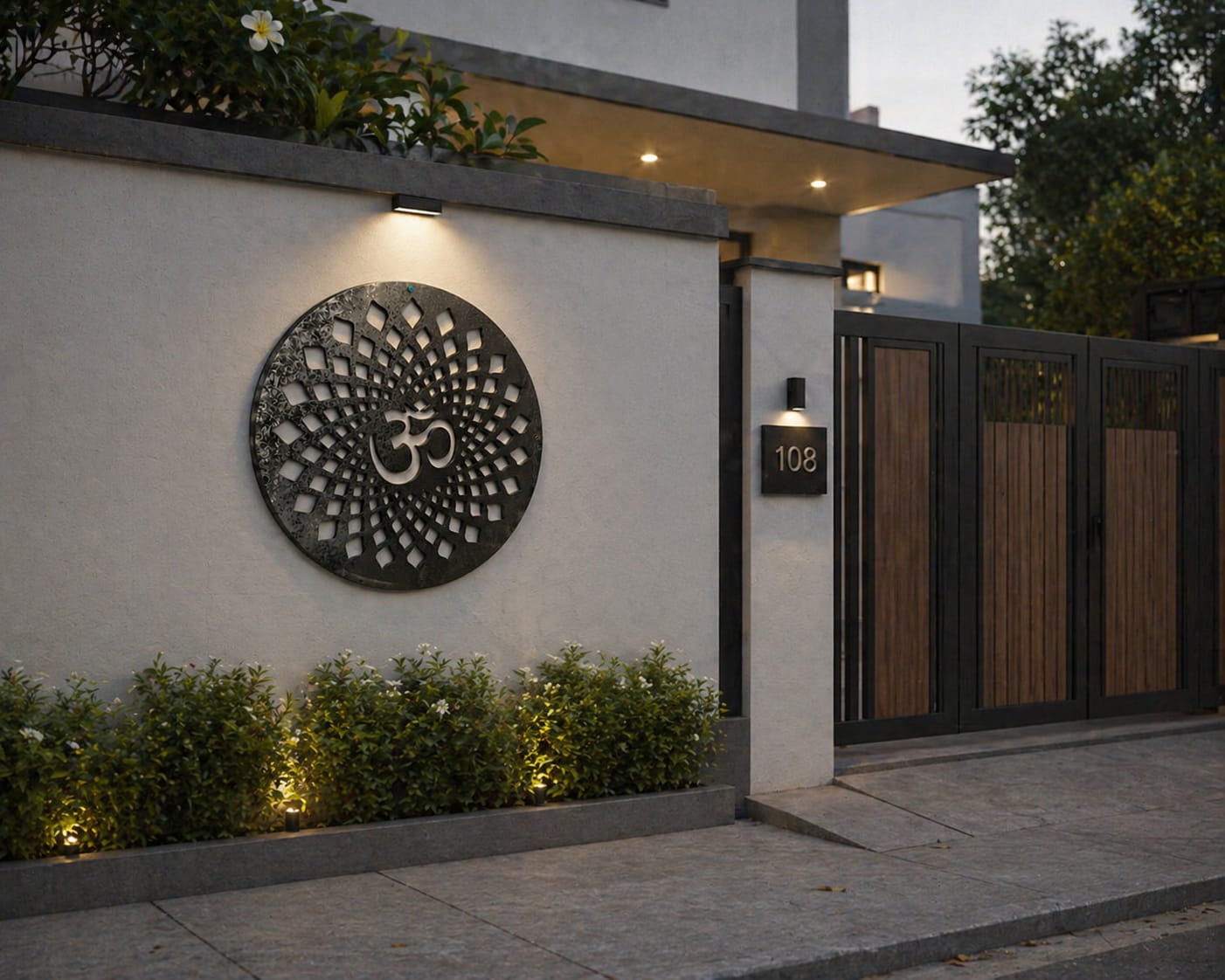 Om Metal Wall Art | Spiritual Mandala Wall Décor