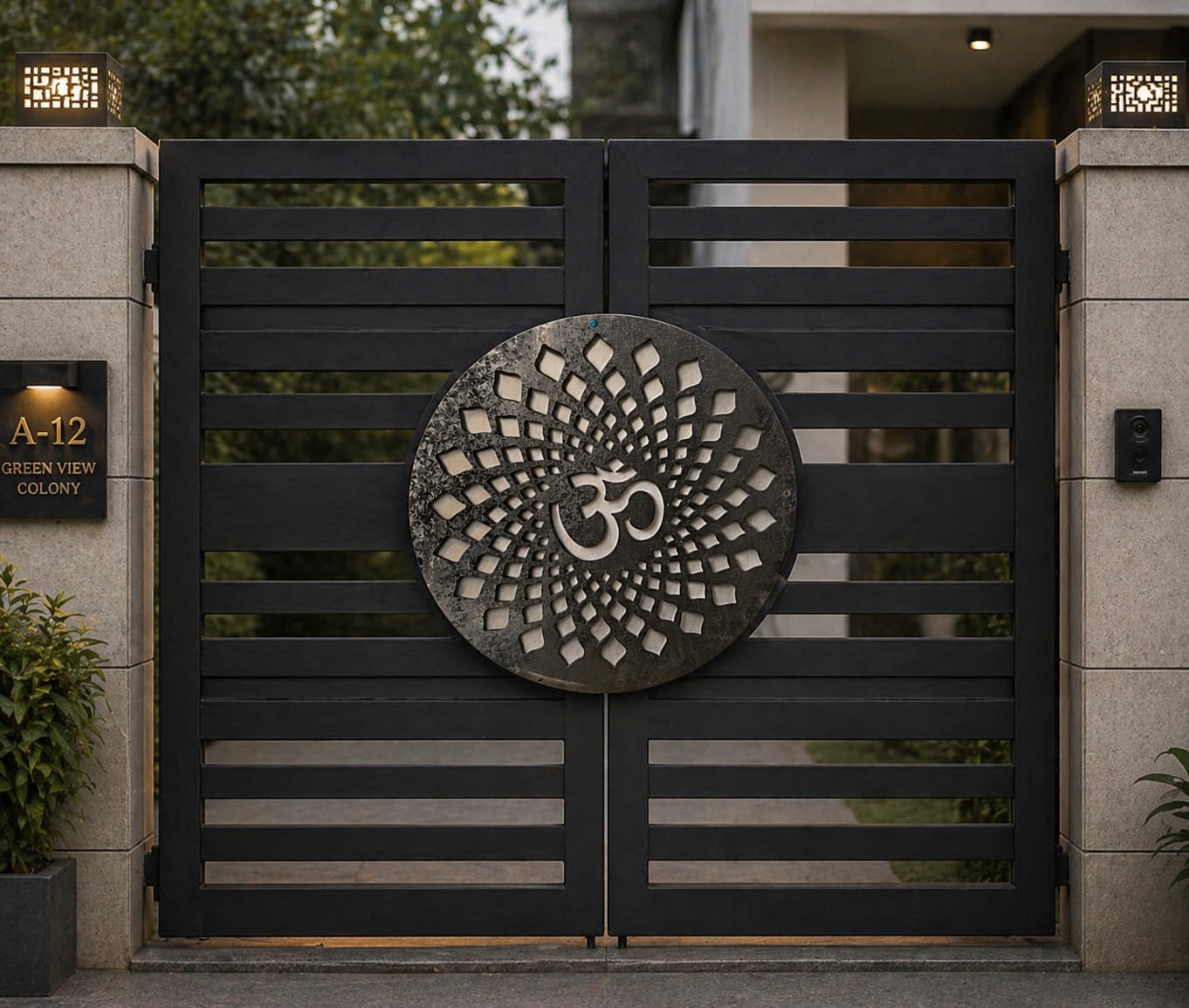 Om Metal Wall Art | Spiritual Mandala Wall Décor