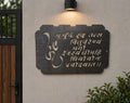 Om Gayatri Mantra Metal Wall Art | Spiritual Home Décor