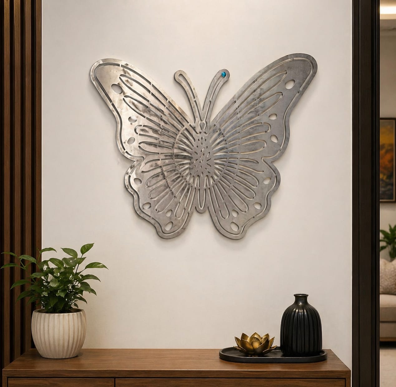 Modern Metal Butterfly Wall Art | Elegant Home Décor