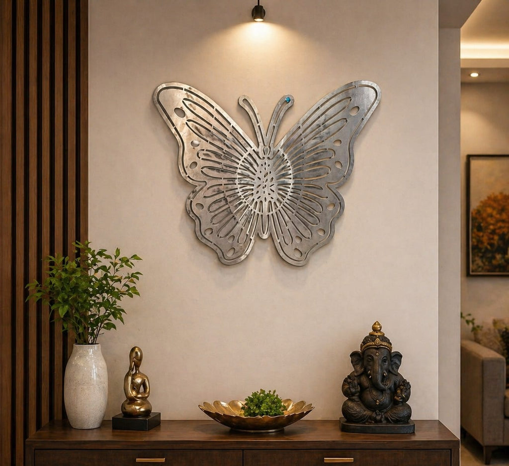 Modern Metal Butterfly Wall Art | Elegant Home Décor