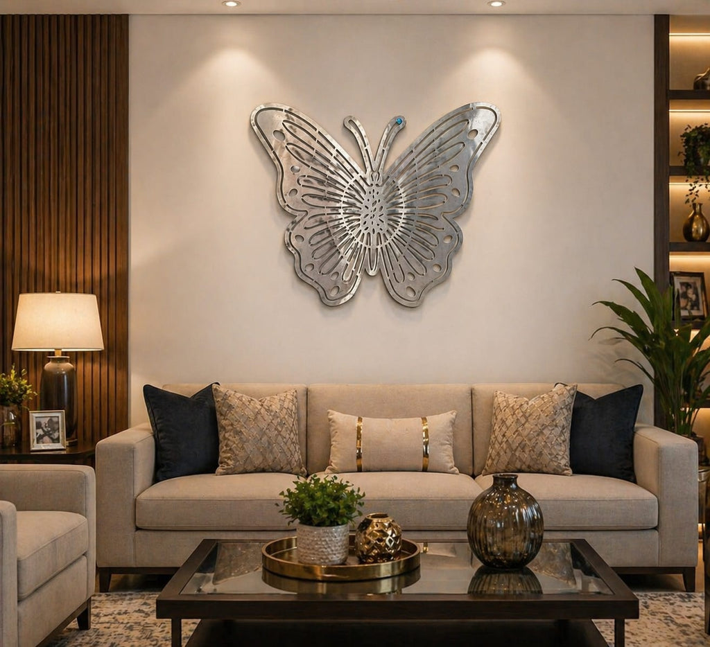 Modern Metal Butterfly Wall Art | Elegant Home Décor