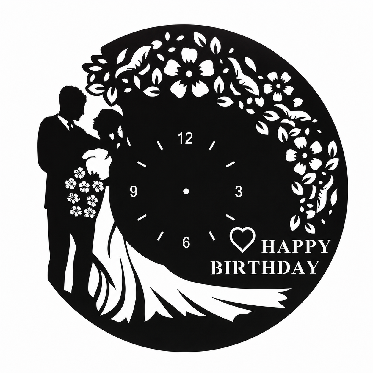 Decorative Birthday Clock | Happy Birthday | Perfect Gift