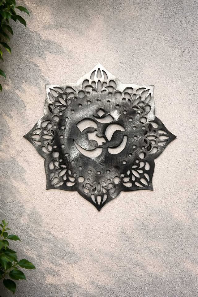 Om Metal Wall Art | Spiritual Wall Hanging Décor for Home & Temple