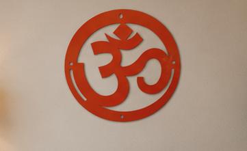 Om Symbol Metal Wall Art