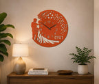Radha Krishna Designer Wall Clock