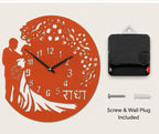 Radha Krishna Designer Wall Clock