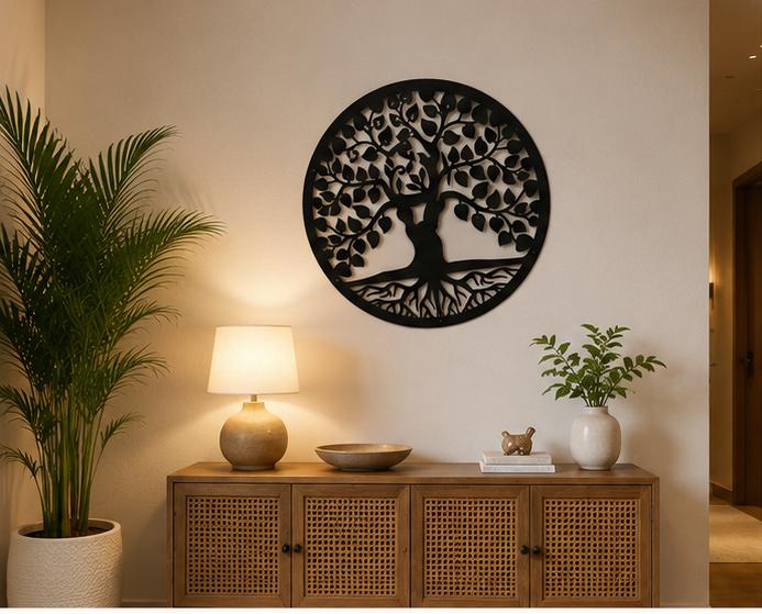 Tree of Life Metal Wall Art | Decorative Home Wall Hanging
