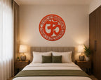 Om Spiritual Metal Wall Decor