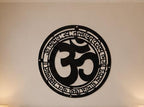 Om Spiritual Metal Wall Decor